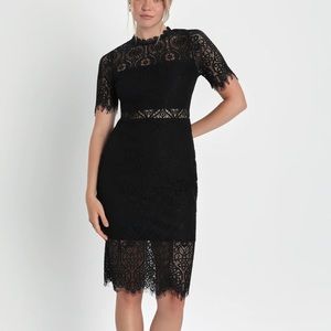Lulus | Remarkable Black Lace Dress